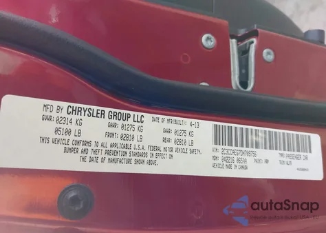 2013 Chrysler 300C from USA, damaged, VIN 2C3CCAEG7DH709756